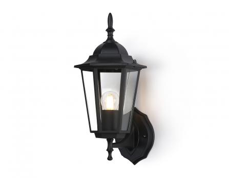 Светильник уличный настенный ST2010 BK/CL черный/прозрачный IP54 E27 max 40W 360*150*210 Ambrella light