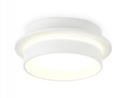 Светильник накладной TN5383 SWH/FR белый песок/белый матовый GX53 IP44 D105*40 Ambrella light