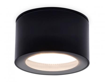 Светильник накладной TN6523 SBK черный песок IP44 GX53 D85*50 Ambrella light