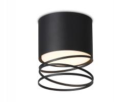 Светильник накладной TN71105 BK черный GX53 max 12W D82*110 Ambrella light
