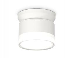 Комплект накладного светильника XS8101047 SWH/FR/CL белый песок/белый матовый/прозрачный GX53 (N8901, C8101, N8399) Ambrella light