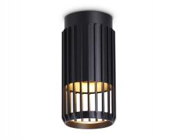 Накладной светильник со сменной лампой TN51674 BK черный GU10 D60*120 Ambrella light