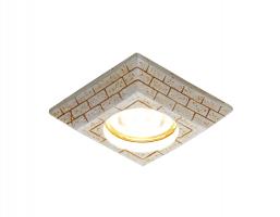 Встраиваемый точечный светильник D2920 BG бежевый гипс  MR16 Ambrella light