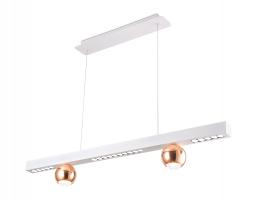 Светильник светодиодный подвесной FL5955 WH/GD белый/золото 4200K 18W 1000*70*1200 (Без ПДУ) Ambrella light