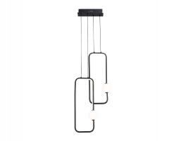 Подвесной светодиодный светильник FL66366/2 BK черный 38W 4200K 300*80*1200 Ambrella light