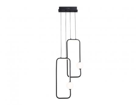 Подвесной светодиодный светильник FL66366/2 BK черный 38W 4200K 300*80*1200 Ambrella light
