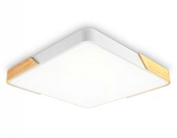 Потолочный светодиодный светильник FZ1313 WH/LW белый/светлое дерево 45W 5000K 500*500*50 (без ПДУ) Ambrella light