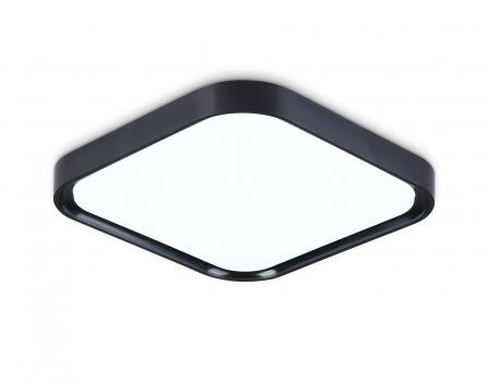 Потолочный светильник FZ1262 BK черный 18W 5000K 250*250*60 (Без ПДУ)