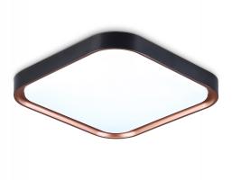 Потолочный светильник FZ1271 BK/PGD черный/розовое золото 27W 5000K 350*350*60 (Без ПДУ)