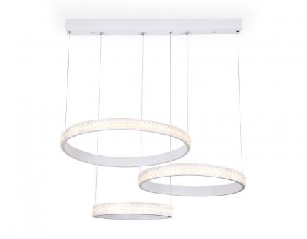 Потолочный светодиодный светильник с пультом FA6161 WH белый 99W 720*500*900 (ПДУ РАДИО 2.4) Ambrella light