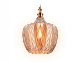 Подвесной светильник TR3531 SB/TI бронза/янтарь E27 max 40W D250*1200 Ambrella light