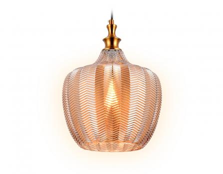 Подвесной светильник TR3531 SB/TI бронза/янтарь E27 max 40W D250*1200 Ambrella light