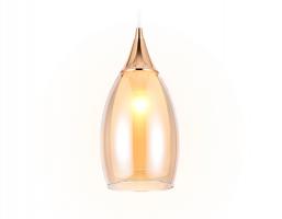 Подвесной светильник TR3543 GD/TI золото/янтарь E14 max 40W D130*1000 Ambrella light