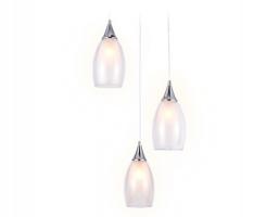 Подвесной светильник TR3548/3 CH/CL хром/прозрачный E14 max 40W 370*130*1000 Ambrella light