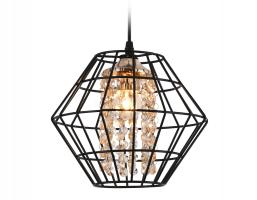 Подвесной светильник в стиле лофт TR5852 DCF/TI темный кофе/янтарь E27 max 40W D280*1200 Ambrella light