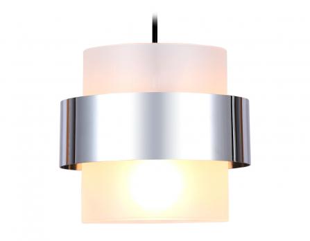 Подвесной светильник со сменной лампой TR3644 CH/FR хром/матовый E27 max 40W D180*950 Ambrella light