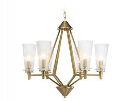 Подвесная люстра TR3231/6 BS/FR латунь/белый матовый E14*6 max 40W D610*585 Ambrella light
