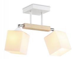 Подвесной светильник TR9511/2 WH/CH/FR белый/хром/белый матовый E27*2 max 40W 517*100*246 Ambrella light