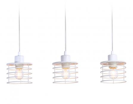 Подвесной светильник в стиле лофт TR8072/3 WH белый E27*3 max 40W 582*120*1040 Ambrella light