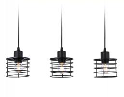 Подвесной светильник в стиле лофт TR8075/3 BK черный E27*3 max 40W 582*120*1040 Ambrella light