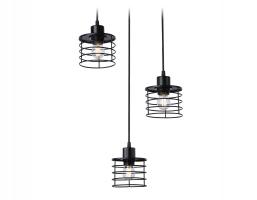Подвесной светильник в стиле лофт TR8081/3 BK черный E27*3 max 40W D372*1170 Ambrella light