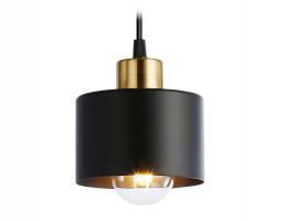 Подвесной светильник в стиле лофт TR8113 BK/BS черный/латунь E27 max 40W D120*940 Ambrella light