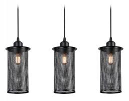 Подвесной светильник в стиле лофт TR8164/3 BK черный E27*3 max 40W 580*102*1060 Ambrella light