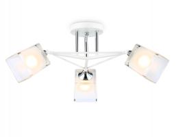 Светильник подвесной TR303071/3 WH/CH/FR белый/хром/белый матовый E27/3 max 40W D560*250 Ambrella light