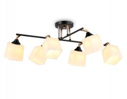 Светильник подвесной TR303089/6 BK/FGD/FR черный/золото/белый матовый E27/6 max 40W 800*580*250 Ambrella light