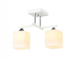 Светильник подвесной TR303111/2 WH/CH/FR белый/хром/белый матовый E27/2 max 40W 360*190*290 Ambrella light