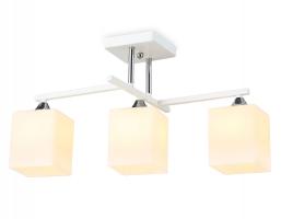Светильник подвесной TR303113/3 WH/CH/FR белый/хром/белый матовый E27/3 max 40W 490*260*290 Ambrella light