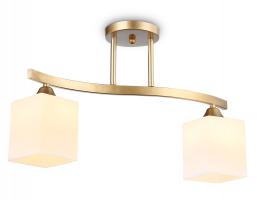 Светильник подвесной TR303119/2 CGD/FR золото/белый матовый E27/2 max 40W 500*120*300 Ambrella light