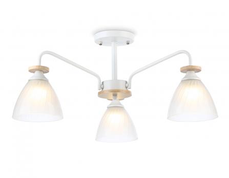 Светильник подвесной TR9562/3 WH/FR белый/белый матовый E27/3 max 40W D620*250 Ambrella light