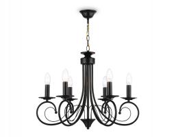 Светильник подвесной TR9612/6 BK черный E14/6 max 40W D560*650 Ambrella light
