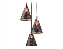 Светильник подвесной TR8435/3 BK/FGD черный/золото E27/3 max 40W D360*800 Ambrella light