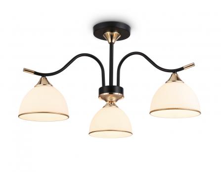 Подвесной светильник TR3161/3 BK/FGD черный/золото E27/3 max 60W D580*300