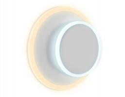 Настенный светодиодный светильник FW105 WH/S белый/песок LED 3000K/6400K 15W 240*190*50 Ambrella light