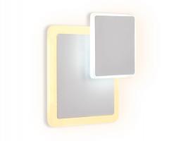 Настенный светодиодный светильник FW106 WH/S белый/песок LED 3000K/6400K 18W 240*220*50 Ambrella light