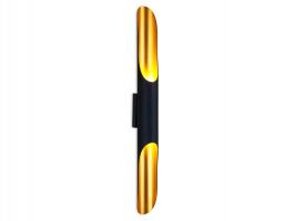 Настенный светильник FW237/2 BK/GD черный/золото G9/2 max 40W 600*60*80  (лампы LED G9 7W 4200K в комплекте) Ambrella light