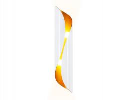 Настенный светильник FW240 WH/GD белый/золото G9/2 max 40W 400*80*100 (лампы LED G9 7W 4200K в комплекте) Ambrella light