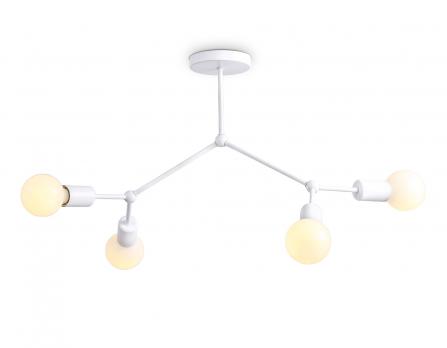 Потолочный светильник в стиле лофт TR8031/4 WH белый E27*4 max 40W D670*440 Ambrella light