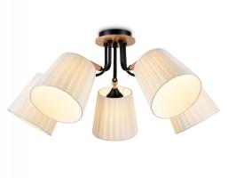 Светильник потолочный TR4733/5 BK/LWD черный/светлое дерево E27/5 max 40W D610*270 Ambrella light