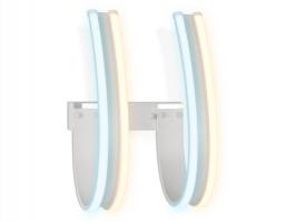 Настенный светодиодный светильник FL164/2 белый LED 3000K/6400K 42W 410*250*220 Ambrella light