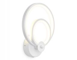 Настенный светодиодный светильник с выключателем FL419 WH белый LED 4200K 20W 240*190*80 Ambrella light