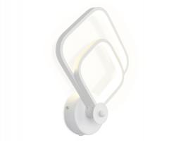 Настенный светодиодный светильник с выключателем FL420 WH белый LED 4200K 20W 280*220*80 Ambrella light