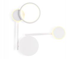 Настенный поворотный светодиодный светильник FL5197 SWH белый песок LED 3000K 13W 445*400*60 Ambrella light