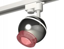 Комплект трекового светильника XT1104003 PSL/PI серебро полированное/розовый GU5.3 LED 3W 4200K (A2520, C1104, N7193) Ambrella light